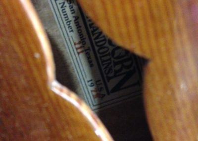 Unicorn Mandolin No. 111 Labvel