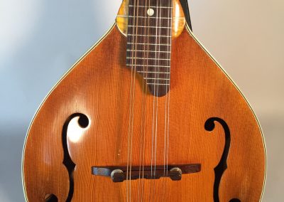 Front view of No. 53 Unicorn Mandolin